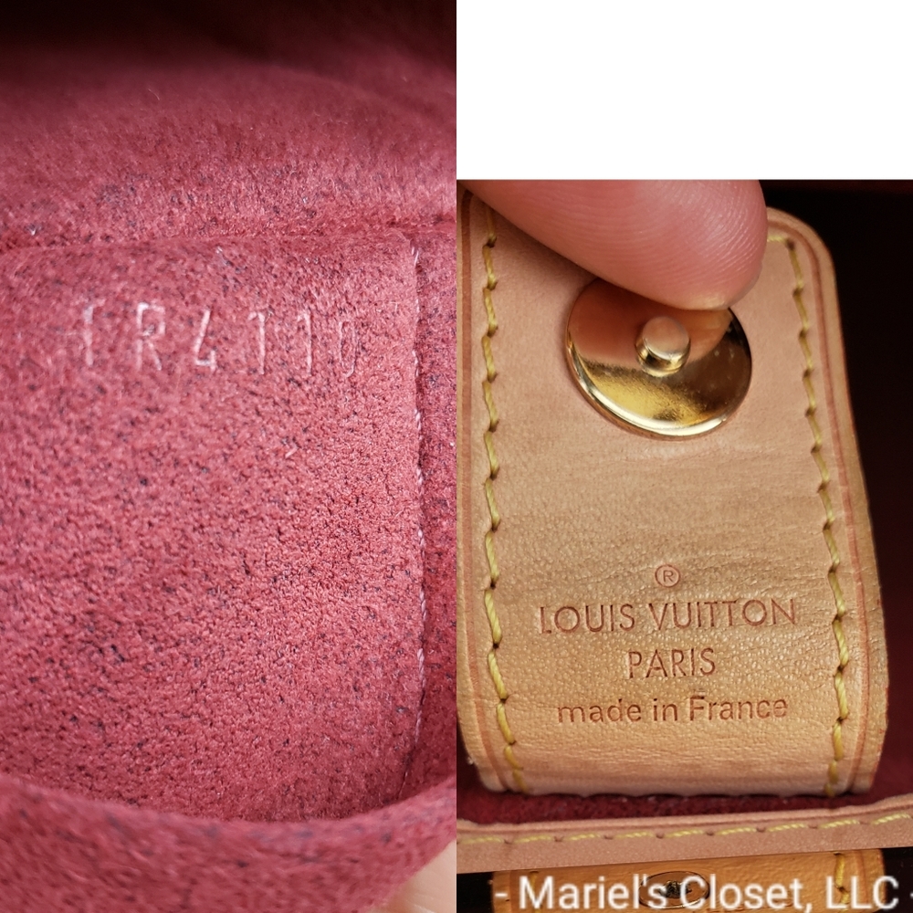 Authentic Louis Vuitton White Multicolore Judy MM with Strap and Dustbag #3247M - Picture 2 of 9
